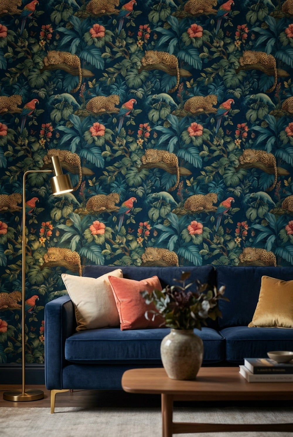 Tropical Jungle Wallpaper Exotic Nature Wall Decor