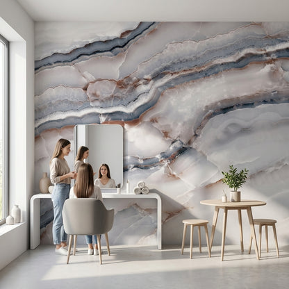 Marble Wallpaper Elegant Removable Stone Wall Mural