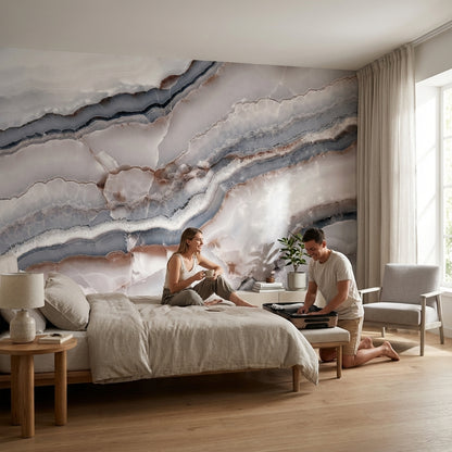 Marble Wallpaper Elegant Removable Stone Wall Mural