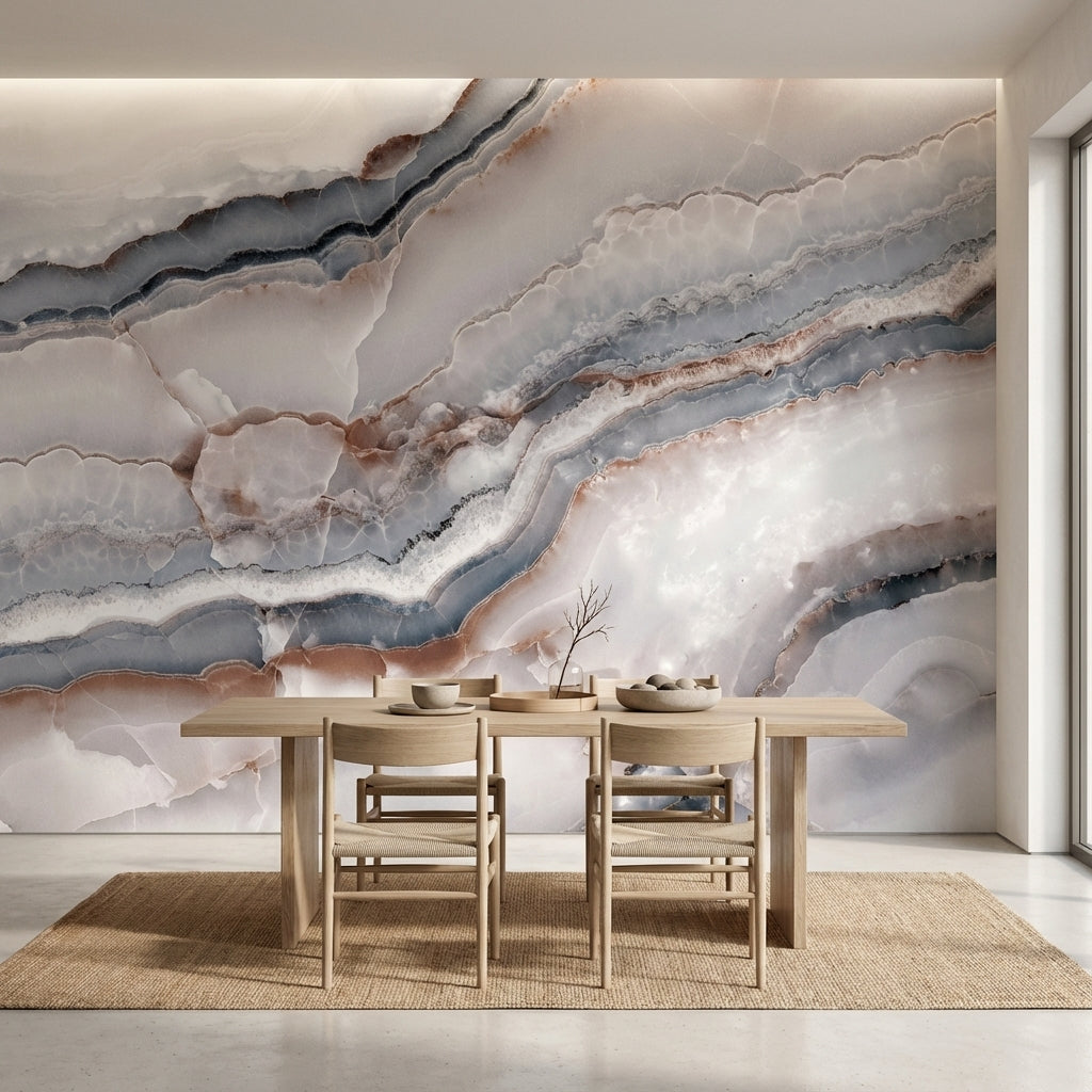 Marble Wallpaper Elegant Removable Stone Wall Mural