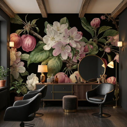 Floral Wallpaper Vintage Removable Botanical Wall Mural