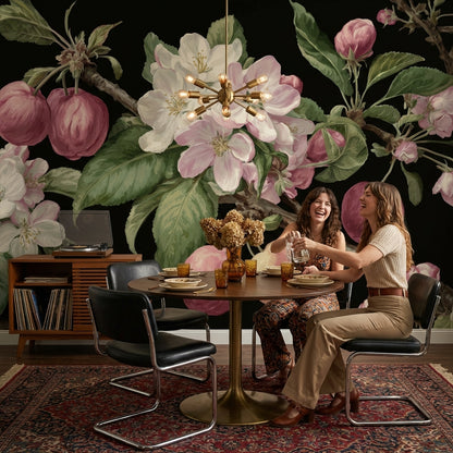 Floral Wallpaper Vintage Removable Botanical Wall Mural