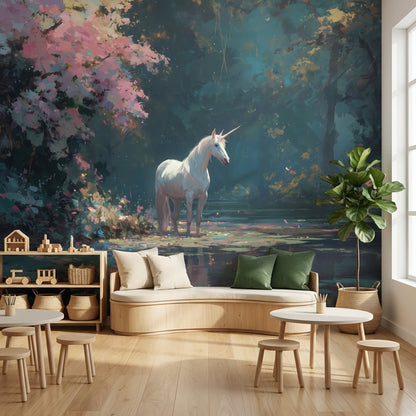 Unicorn Wallpaper Fantasy Removable Mystical Wall Mural