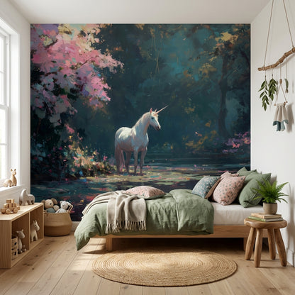 Unicorn Wallpaper Fantasy Removable Mystical Wall Mural