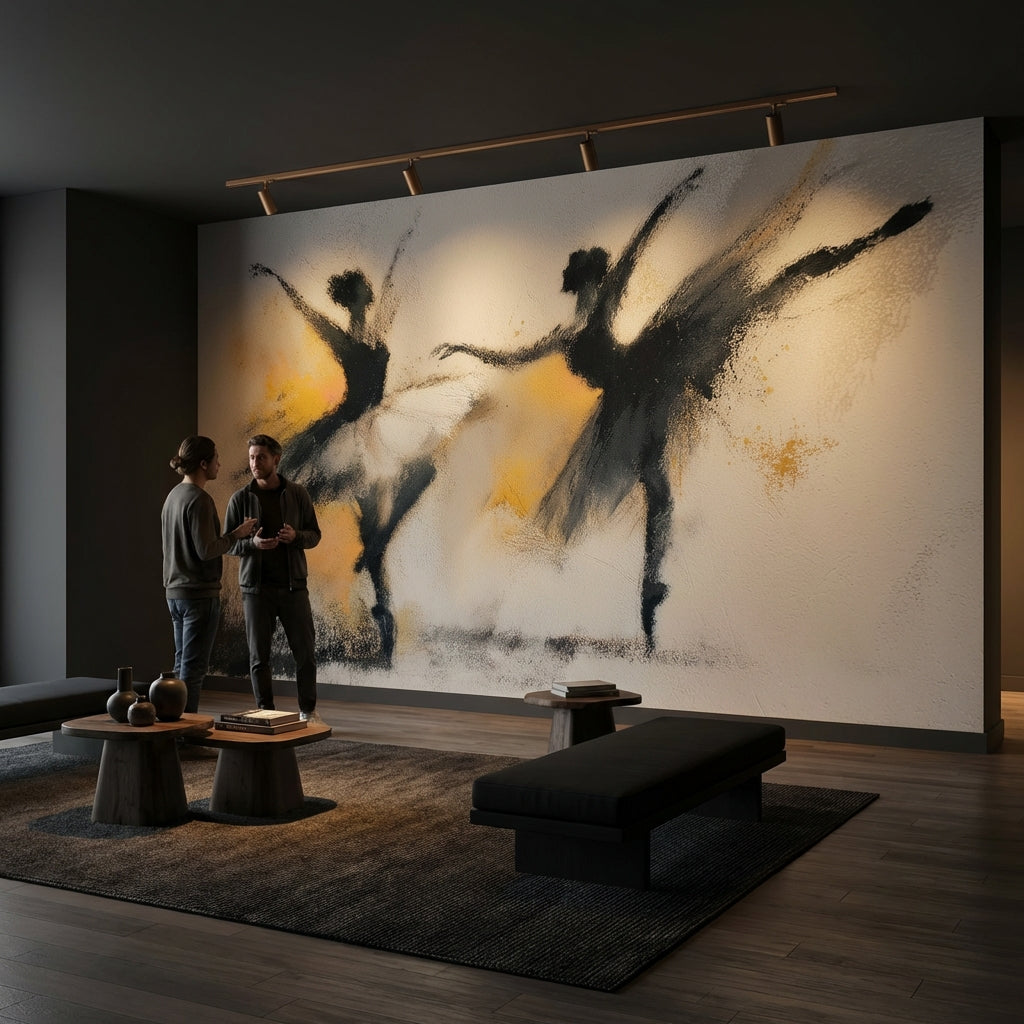 Dance Wallpaper Movement Grace Removable Wall Decor