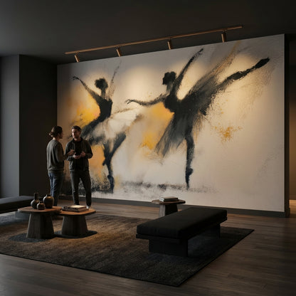 Dance Wallpaper Movement Grace Removable Wall Decor