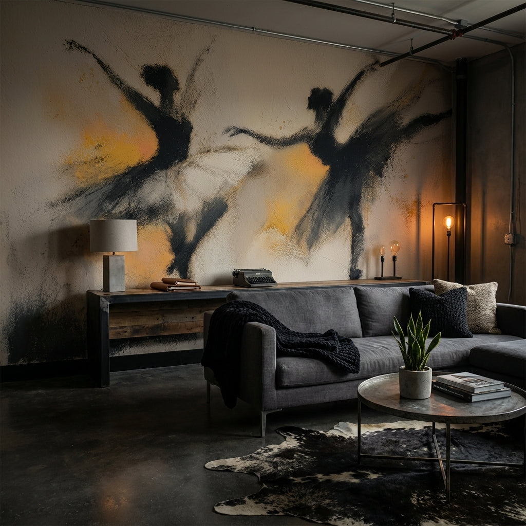 Dance Wallpaper Movement Grace Removable Wall Decor