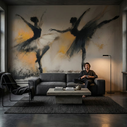 Dance Wallpaper Movement Grace Removable Wall Decor