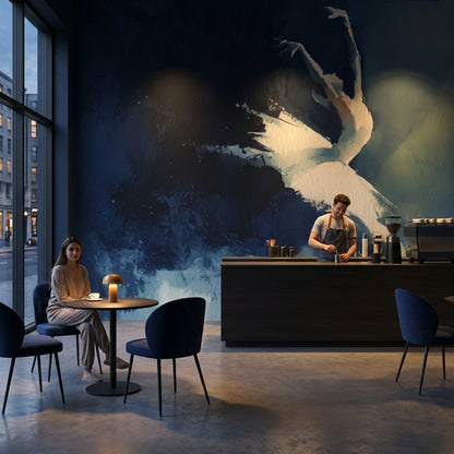 Ballet Abstract Wallpaper Watercolor Dance Removable Wall Decor