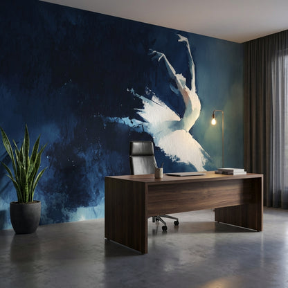 Ballet Abstract Wallpaper Watercolor Dance Removable Wall Decor