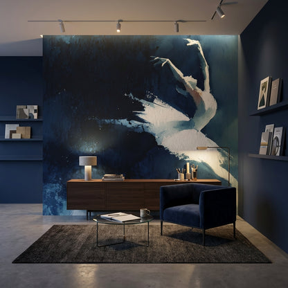 Ballet Abstract Wallpaper Watercolor Dance Removable Wall Decor