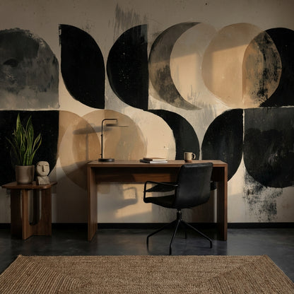 Geometric Wallpaper Abstract Removable Modern Wall Mural