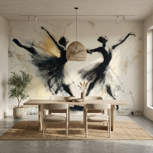 White Background Wallpaper Abstract Elegant Wall Mural