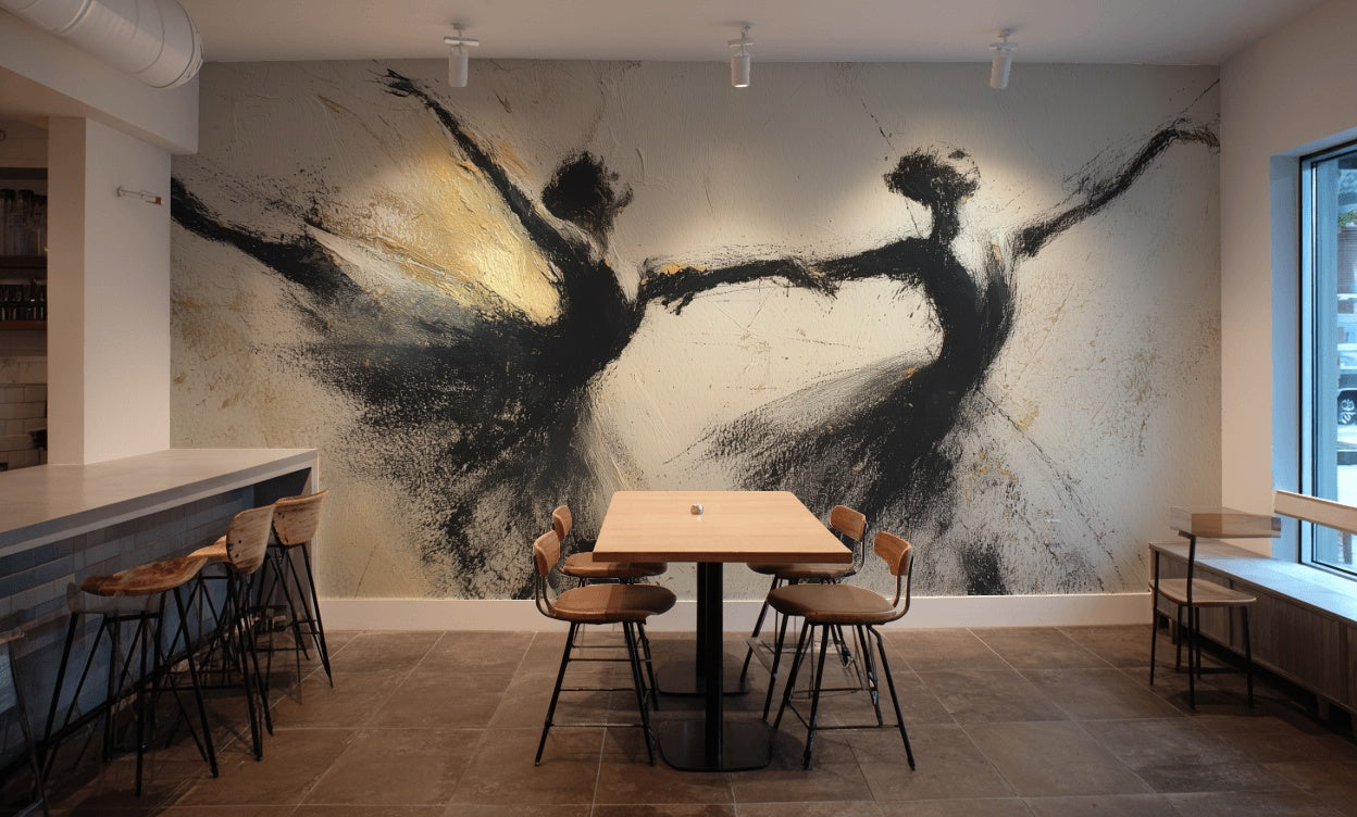 White Background Wallpaper Abstract Elegant Wall Mural