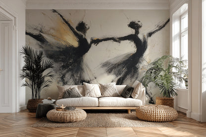 White Background Wallpaper Abstract Elegant Wall Mural