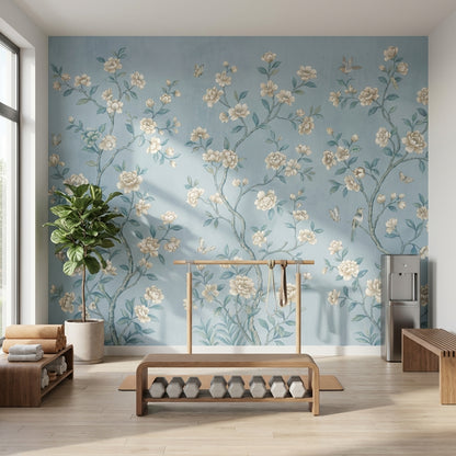 Vintage Wallpaper Floral Nature Wall Mural