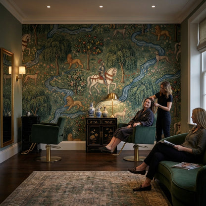 Medieval Wallpaper Knights Nature Wall Mural