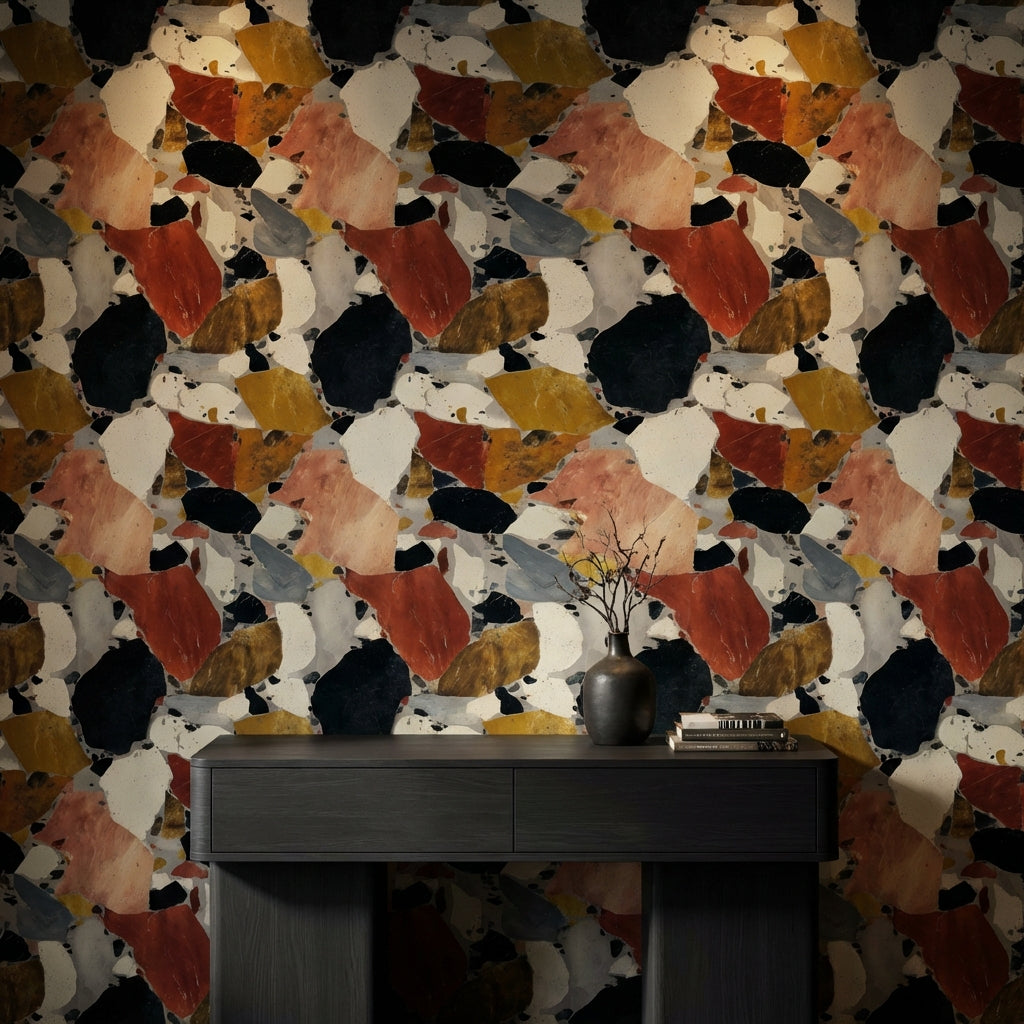 Abstract Pattern Wallpaper Marble Modern Decorative Mural