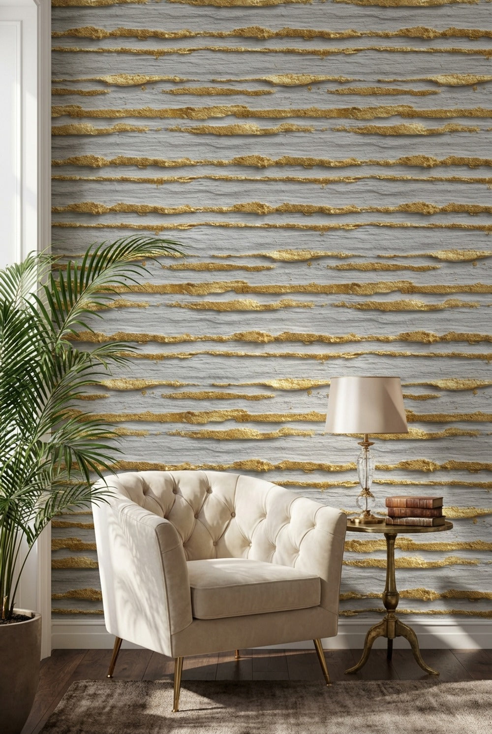 White Background Wallpaper Elegant Removable Modern Wall Mural