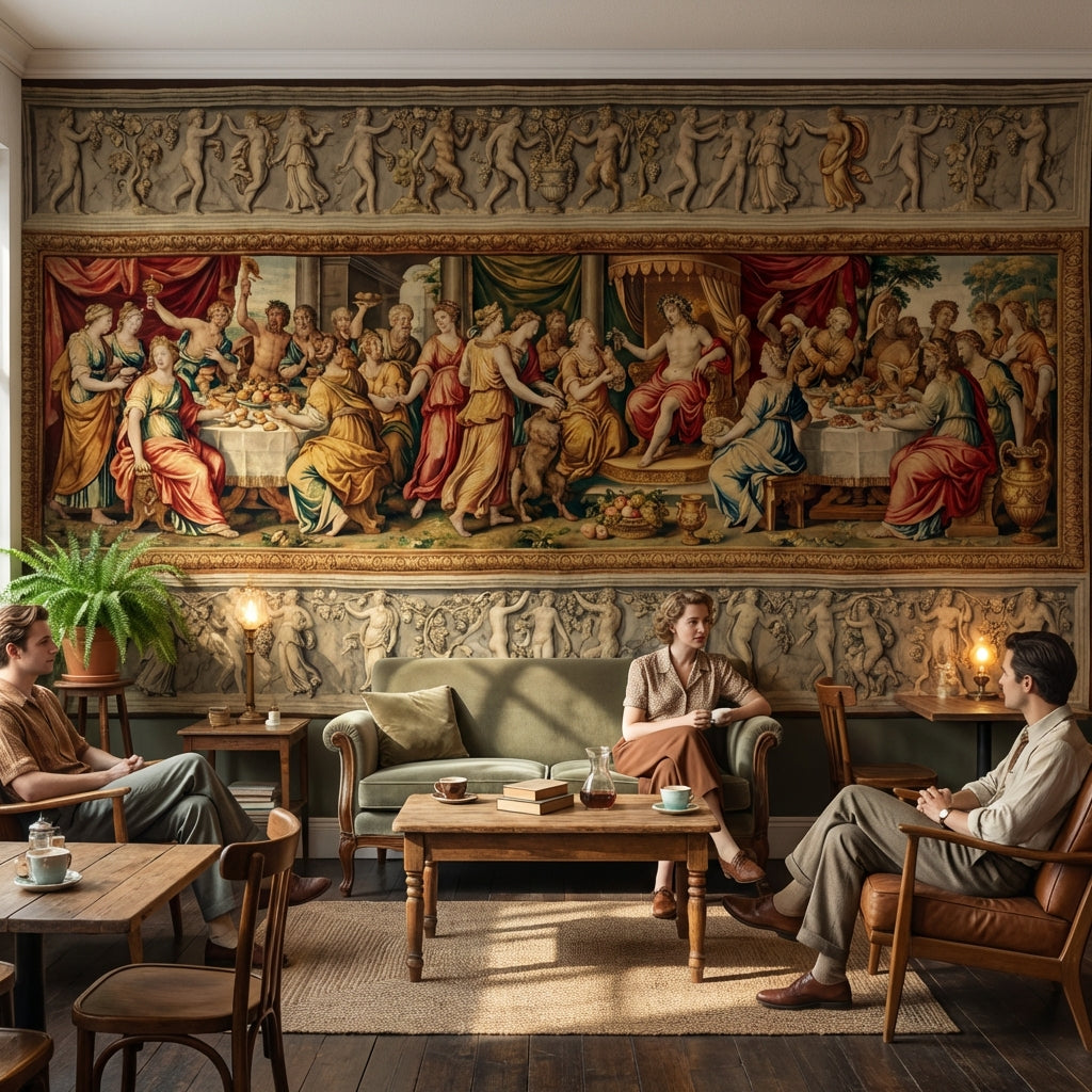 Classical Wallpaper Banquet Vintage Wall Mural