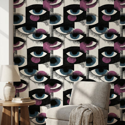 White Background Wallpaper Geometric Abstract Wall Mural