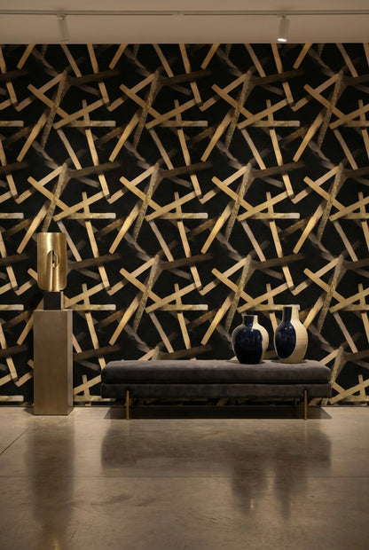 Abstract Pattern Wallpaper Modern Elegant Decorative Mural