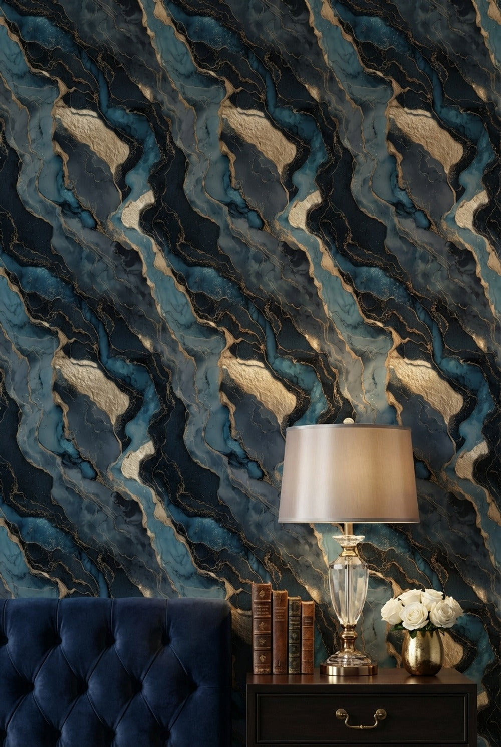 Modern Wallpaper Abstract Luxurious Decorative Mural