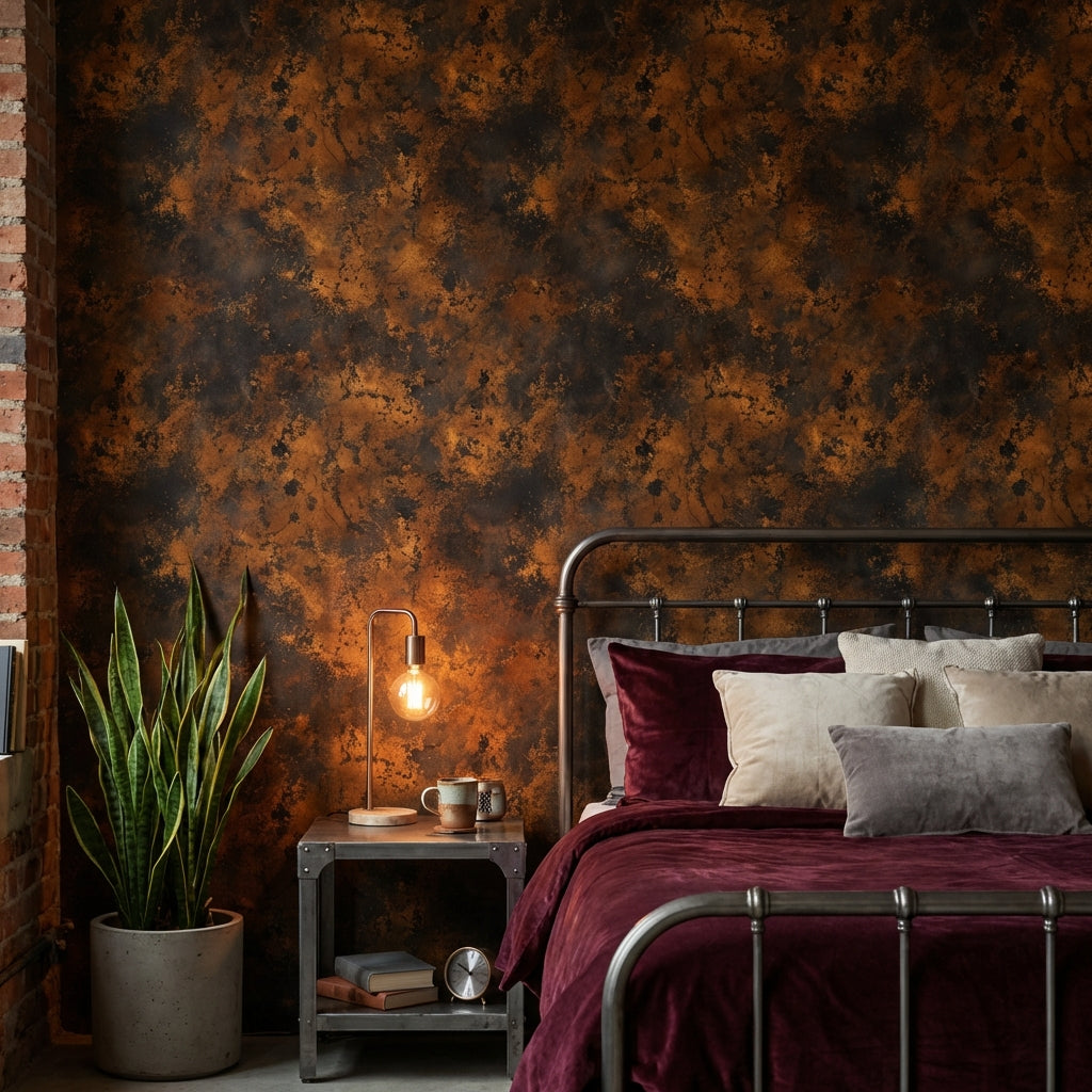 Abstract Pattern Wallpaper Industrial Textural Wall Mural
