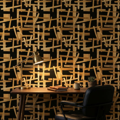 Geometric Wallpaper Modern Abstract Decorative Mural