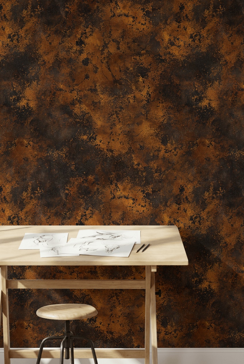 Abstract Pattern Wallpaper Industrial Textural Wall Mural