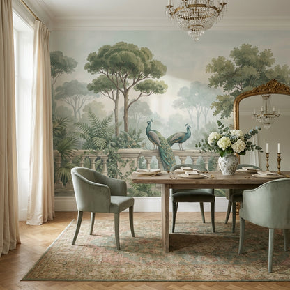 Vintage Landscape Wallpaper Greenery Nature Wall Mural