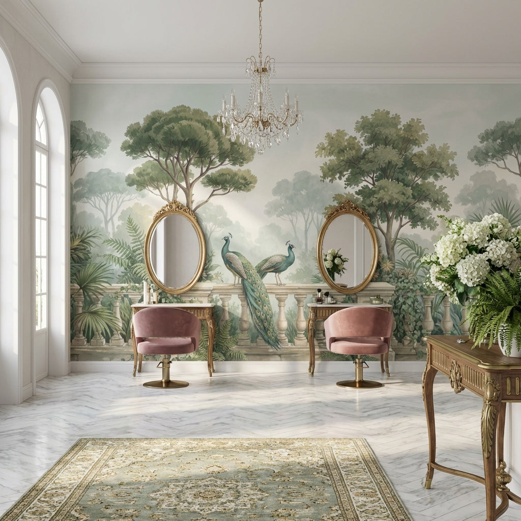 Vintage Landscape Wallpaper Greenery Nature Wall Mural