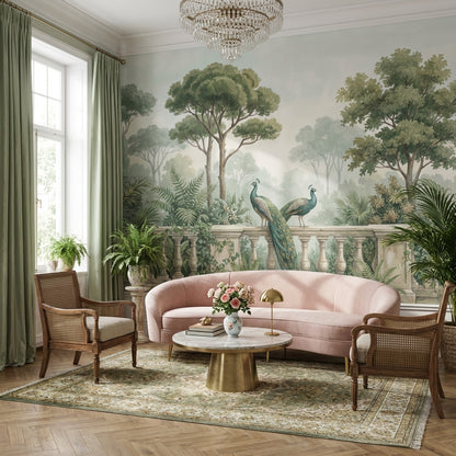 Vintage Landscape Wallpaper Greenery Nature Wall Mural