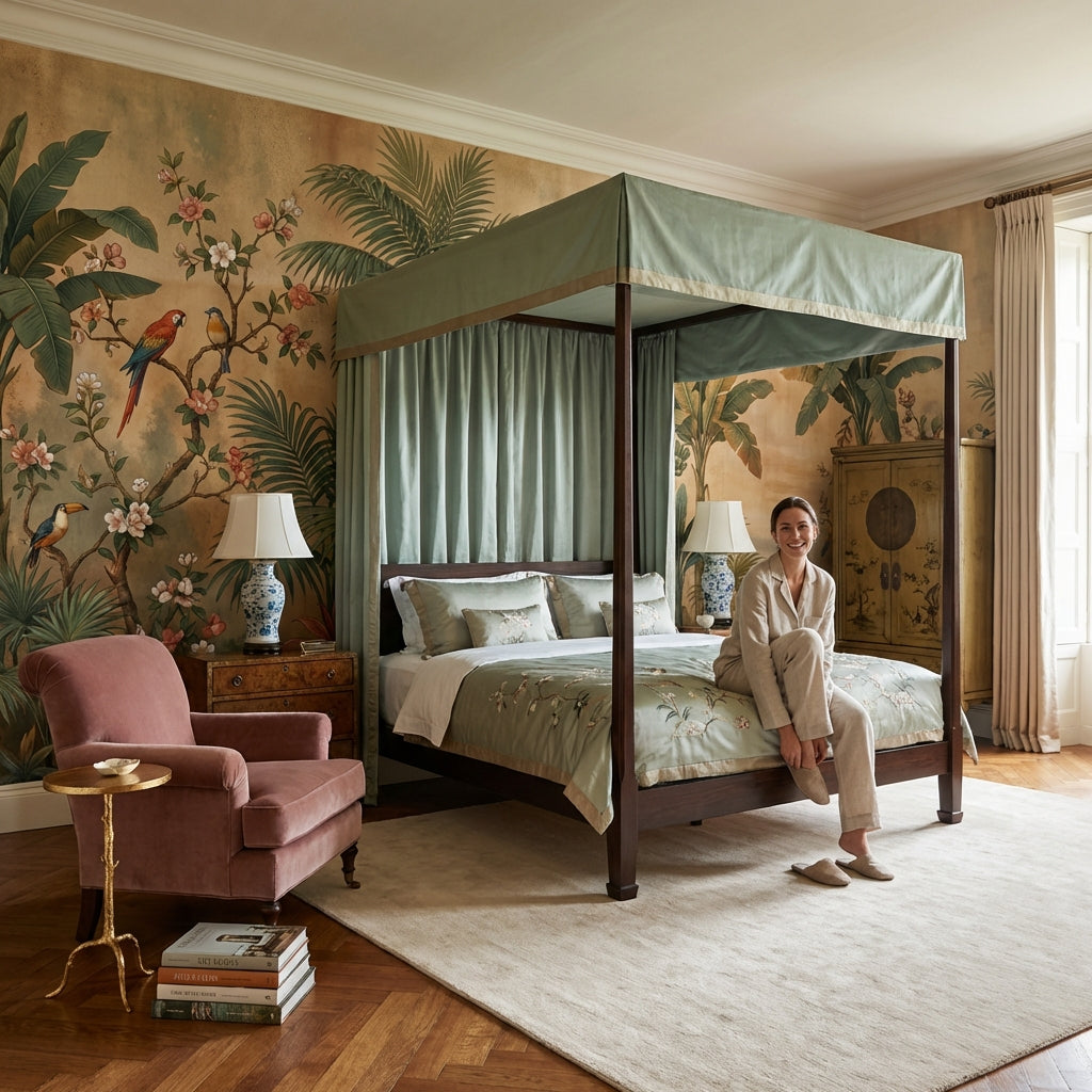 Tropical Birds Wallpaper Exotic Vintage Wall Mural