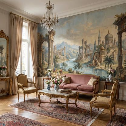 Mediterranean Landscape Wallpaper Exotic Classical Wall Mural