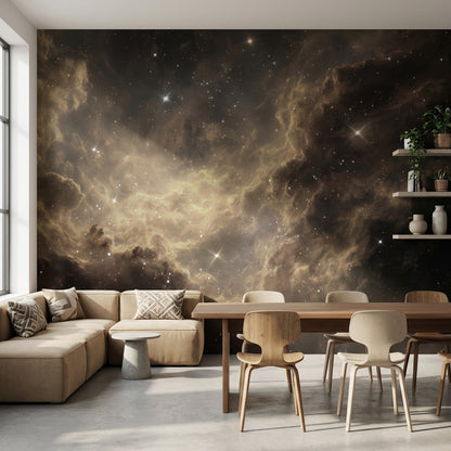 Nebula Cosmic Wallpaper Stars Removable Space Wall Decor