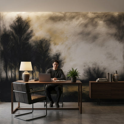 Cloudy Sky Wallpaper Nature Abstract Wall Decor