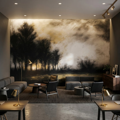 Cloudy Sky Wallpaper Nature Abstract Wall Decor