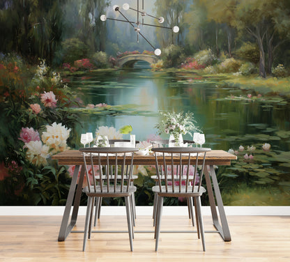 Nature Landscape Wallpaper Greenery Serene Wall Decor