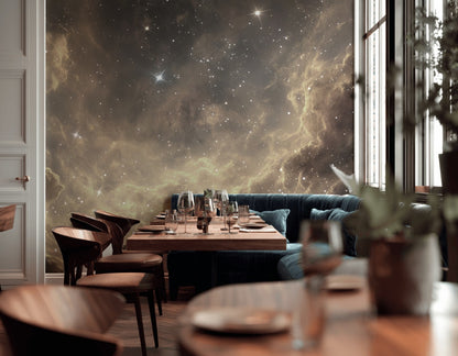Nebula Cosmic Wallpaper Stars Removable Space Wall Decor