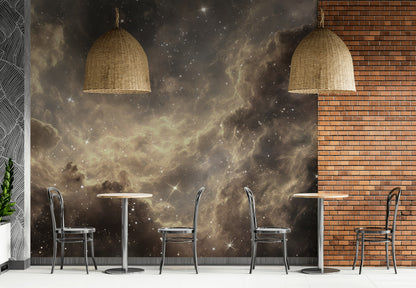 Nebula Cosmic Wallpaper Stars Removable Space Wall Decor