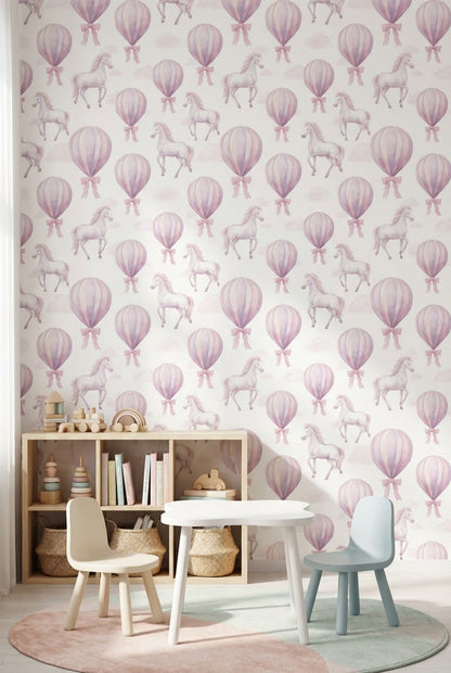 Whimsical Wallpaper Pastel Removable Fantasy Wall Double Roll