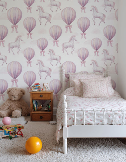 Whimsical Wallpaper Pastel Removable Fantasy Wall Double Roll