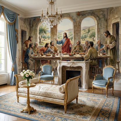 Traditional Wallpaper Indoor Landscape Wall Mural