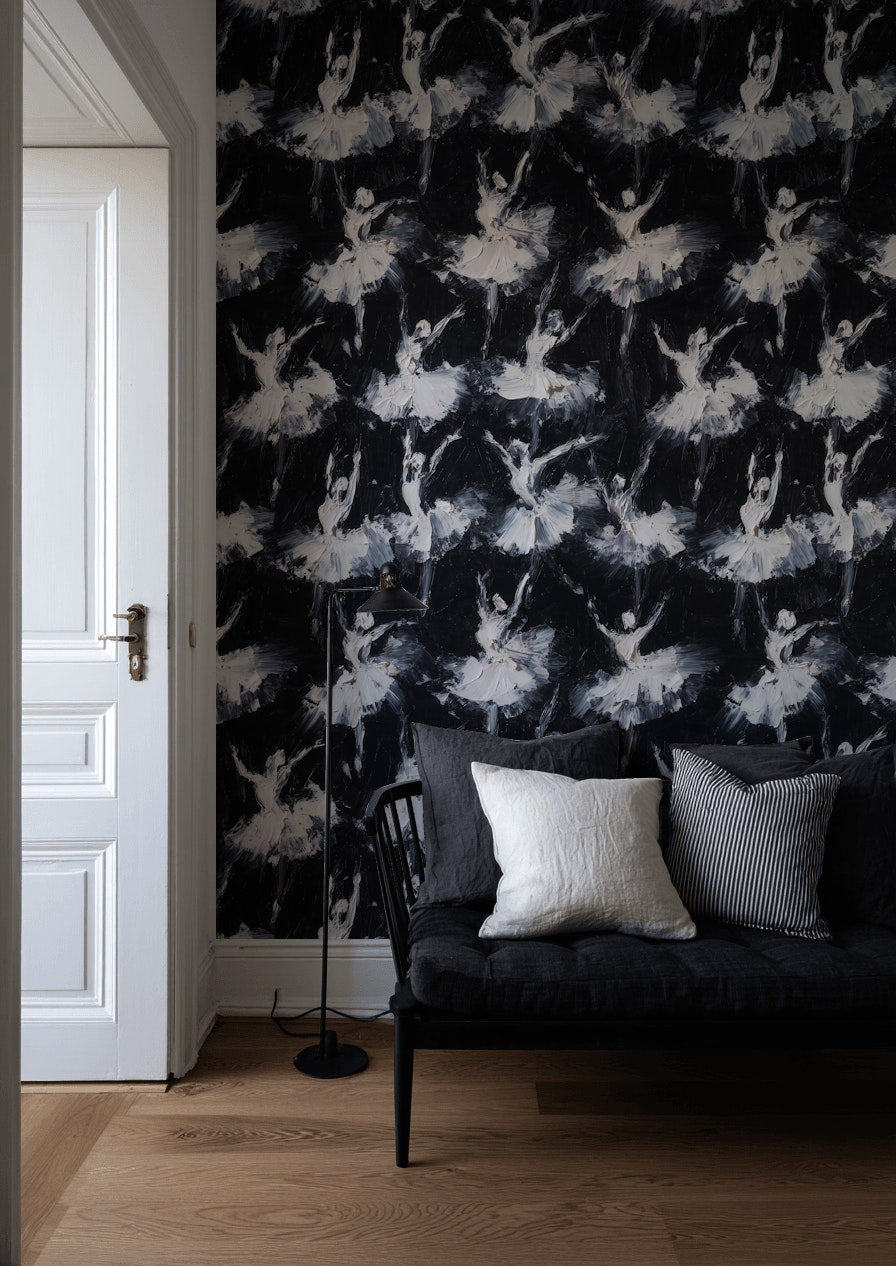 Ballet Wallpaper Dancers Abstract Decorative Mural
