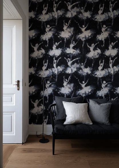 Ballet Wallpaper Dancers Abstract Decorative Mural