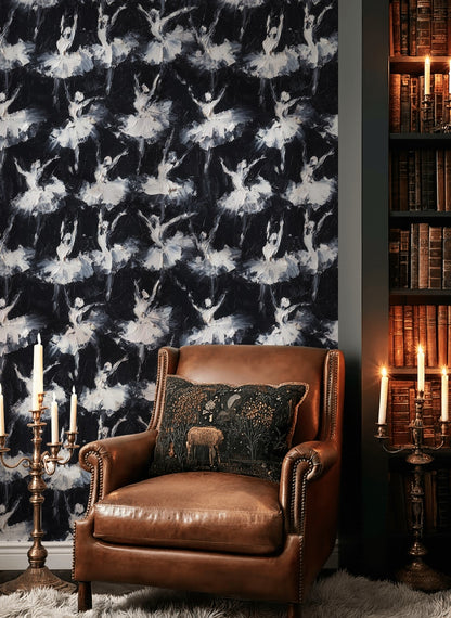 Ballet Wallpaper Dancers Abstract Decorative Mural