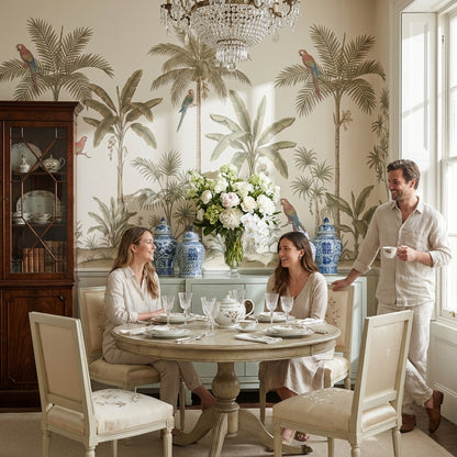 Shades Of Green Wallpaper Tropical Palm Wall Mural