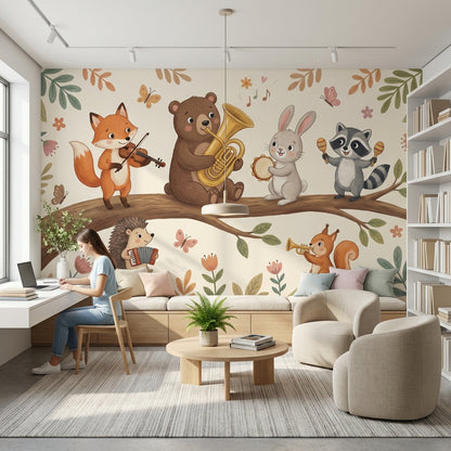 Animals Wallpaper Music Nature Wall Mural