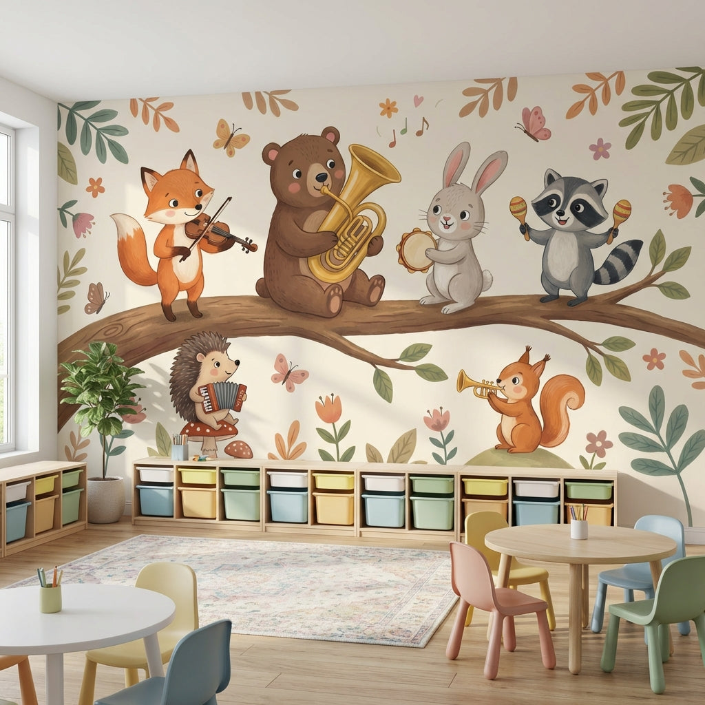 Animals Wallpaper Music Nature Wall Mural